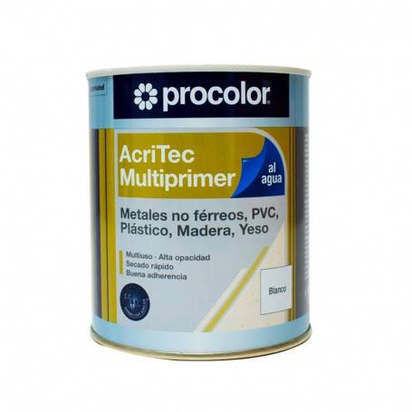 Primário ACRITEC MULTIPRIMER à Água para Madeira, Gesso, Metal, PVC e Plásticos – PROCOLOR Fabricado com Excelência