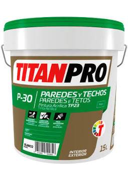 TitanPro-Tinta P-30 Branco - Tinta Acrílica